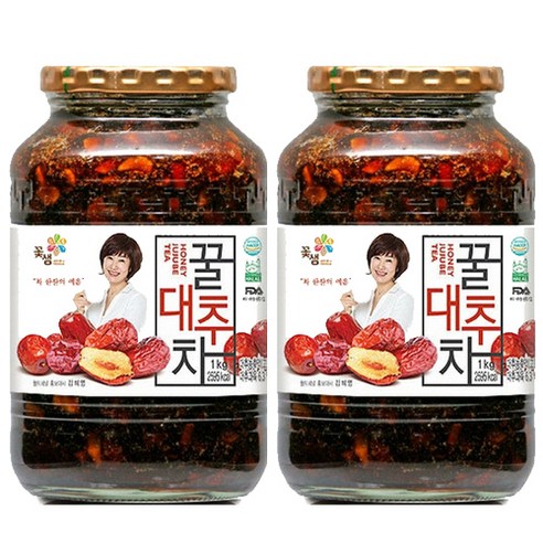 꽃샘 참조은 꿀대추차 1Kg, 1개입, 2개