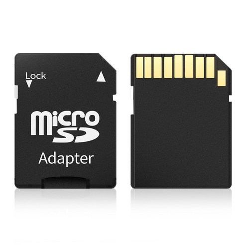 마이크로 Micro SD 카드 아답터 어댑터 변환 젠더, 상세페이지 참조, 1개, 검정, 39vsv