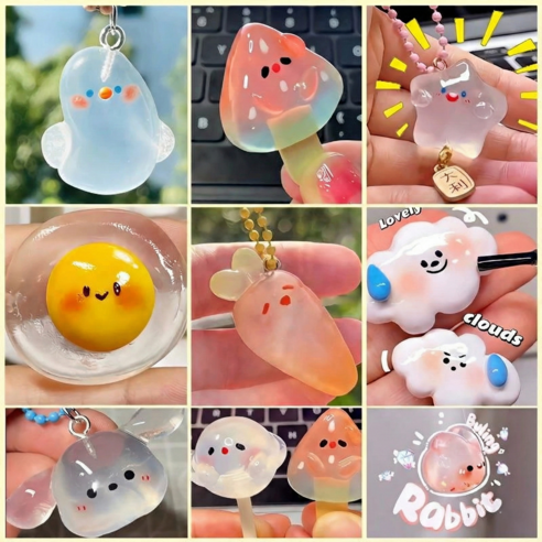 KC인증 미미무 집콕놀이 물라스틱 젤리플라 DIY 키링 만들기 키트 이미지 2