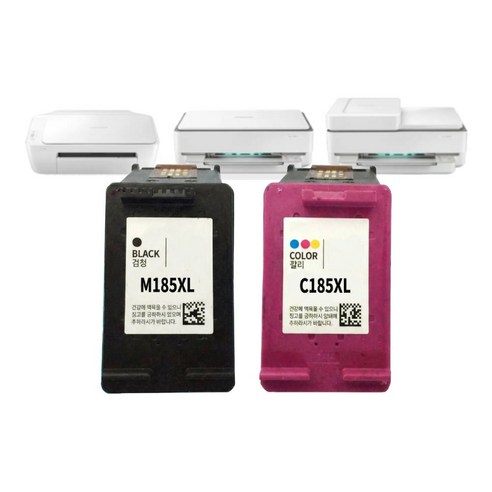 삼성 프린터 호환 잉크 SL-J1680 SL-J1780W SL-J1780DW SL-J1685 SL-J1683, 1개, C185 컬러 대용량 호환