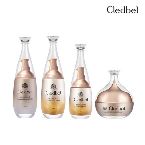 끌레드벨 프레스티지 골드 리프팅 기초화장품 4종 세트 솔직 후기 | 피부 타입별 분석 - 상품 이미지 1