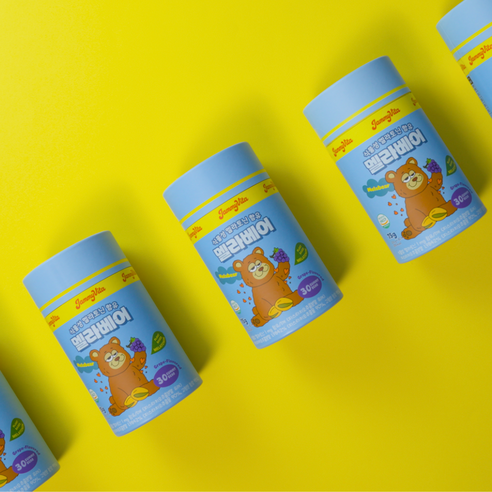 식물성 어린이 멜라토닌 젤리 멜라베어 30정, 1박스 이미지 3