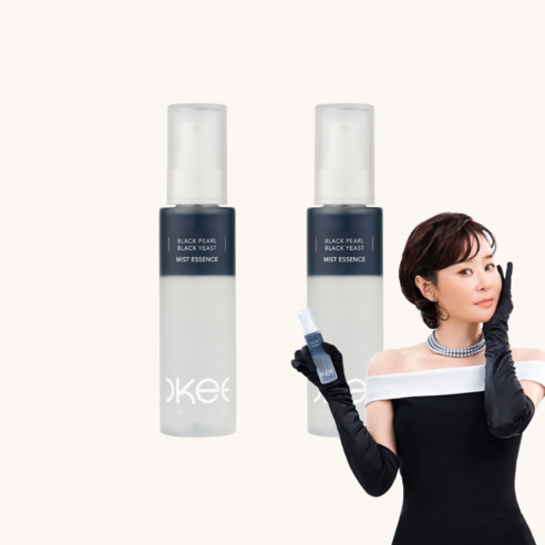 흑진주 흑효모 광채 콜라겐 미스트 에센스 수분 히알루론산 목주름 모공 탄력 세럼 앰플 오키뷰티, 2개, 80ml