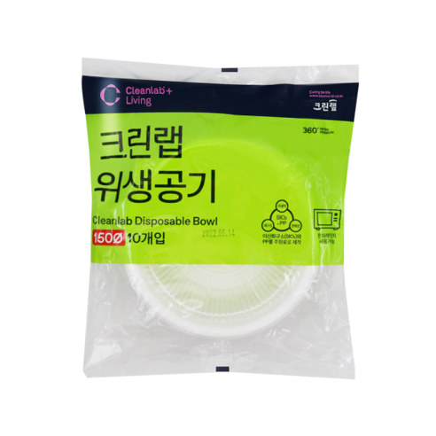 크린랩 위생공기 일회용공기 150파이, 1개, 10개