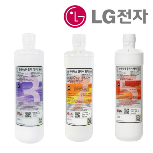 LG 디오스 얼음정수기냉장고 GC-Z31FFXZQ J805MEE043 전용 필터세트, 10cm, 1.필터세트