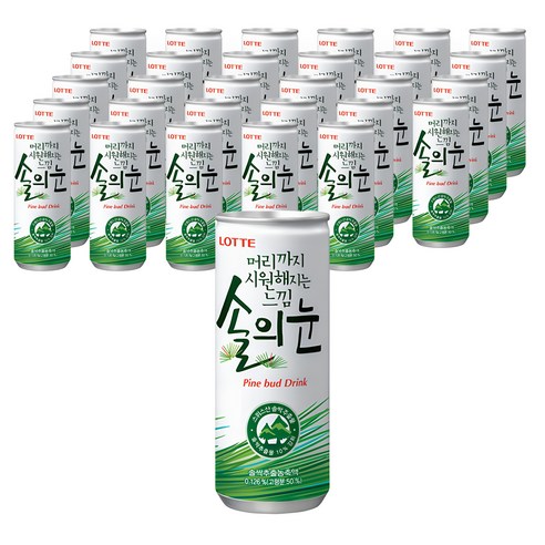 롯데칠성음료 솔의눈 240ml, 30개 실사용 후기 | 효과 있을까? - 상품 이미지 1