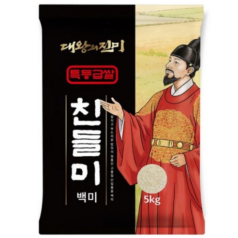 대왕의진미 국내산 백미 친들미, 5kg, 1개, 특등급