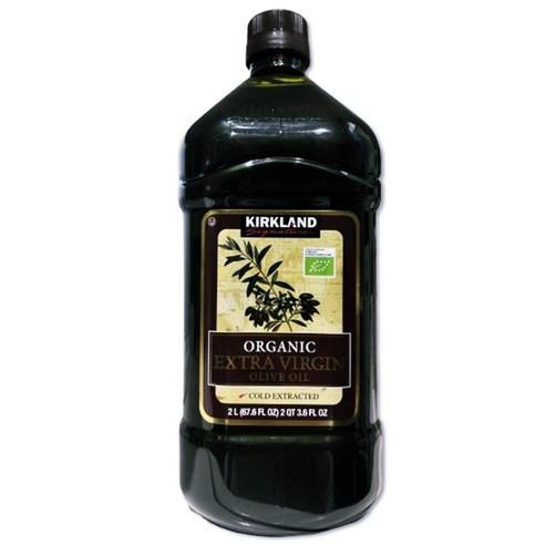 [커클랜드] 유기농 엑스트라버진 올리브오일 2L 냉압착 100% 오가닉 지중해식 건강오일 샐러드 요리용 프리미엄 대용량, 1개
