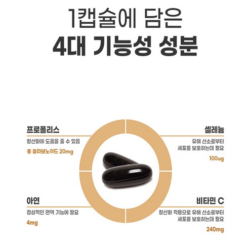 호주 네이쳐스영 프로폴리스 10000mg 함량 10배 180정, 1개 이미지 3
