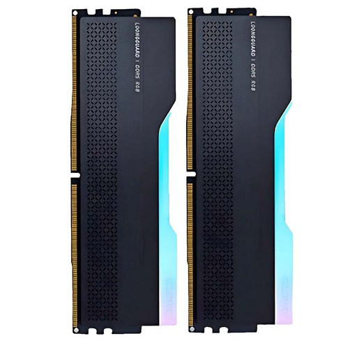 글로웨이 DDR5 용무 시리즈 하이닉스 A다이 RGB 데스크톱 메모리 블랙 8000MHz C36 16GB 2개입, 1세트, GW8000N16G-RA