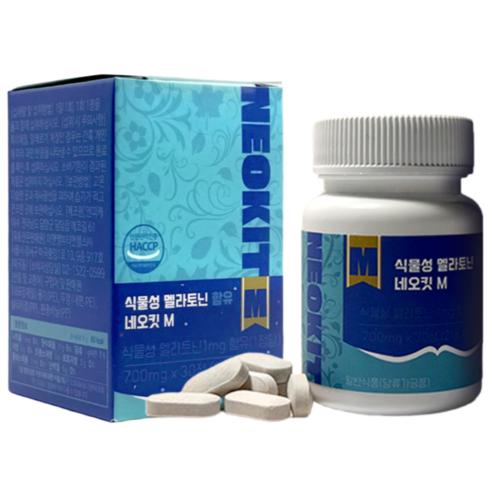 네오킷 식물성 멜라토닌 1mg 식약청인증, 30정, 1개