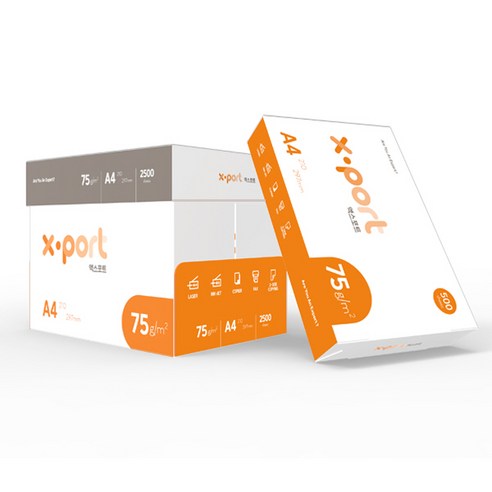 엑스포트 복사용지 75g, A4, 2500매