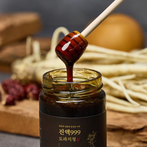 진액999 도라지청 재배한지 99.9시간만에 제작된 약도라지청 500ml... 실사용 후기 | 효과 있을까? - 상품 이미지 4