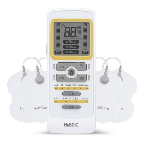 휴비딕 저주파 마사지기 자극기 가정용 개인용 안마기 ELV-2700 SW, 골드