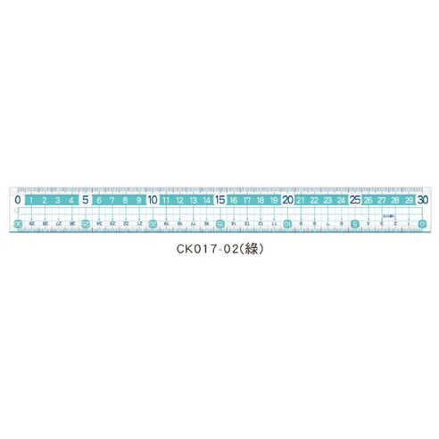 SEASON 大字尺30公分 直尺 CK017 綠色 學生文具 雙向刻度, CK017-02（綠..., 1個 - 優惠推薦 | Coupang 酷澎