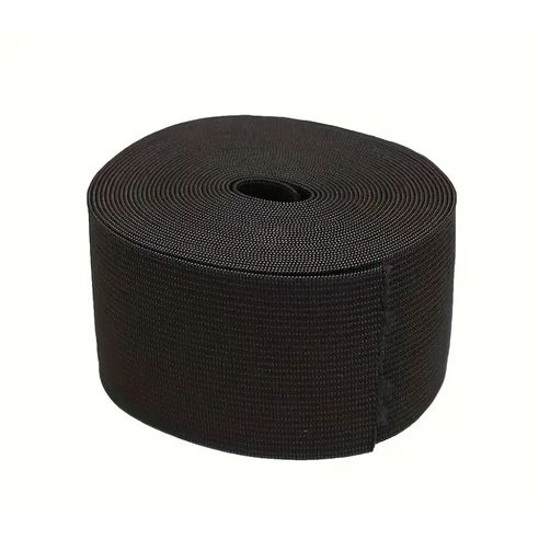 두꺼운 고탄성 밴드 가로 4/6/8/10/15/20/25/30/40/50mm 세로 400cm, 1개, 블랙10mmx400cm