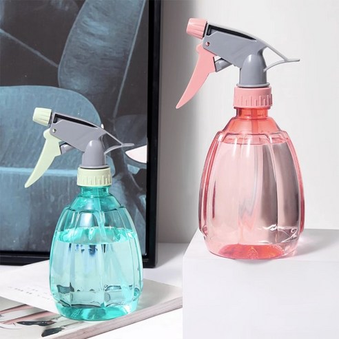 ProTap 압축 안개분사 분무기 대용량 스프레이 500ML, 핑크 또는 파랑, 1개