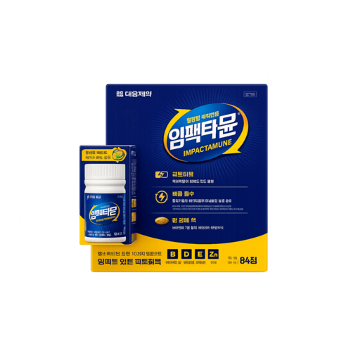[코스트코 무료배송] 대웅제약 임팩타뮨 84 활성형 비타민B, 84정, 1개