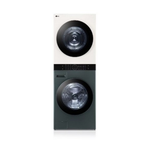 LG 오브제 워시타워 세탁건조기 W21GEZ, 단일속성, 네이처 그린/네이처 베이지