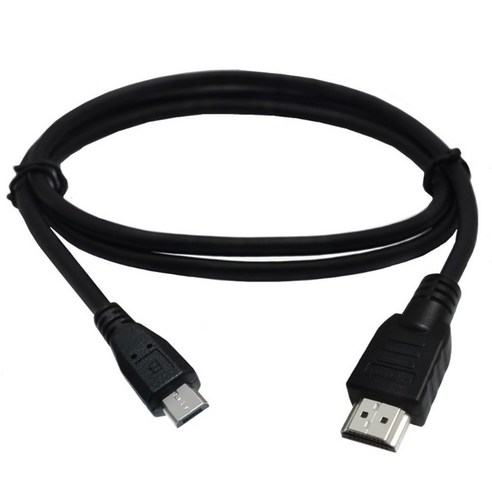 HDMI에서 마이크로 USB 5P 케이블 1M 마이크로 USB에서 HDMI 케이블 어댑터 수컷 데이터 충전 코드 컨버터 커넥터 케이블