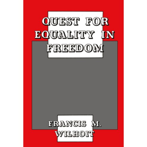 (영문도서)Quest for Equality in Freedom Paperback, English, 9781138513877, Routledge