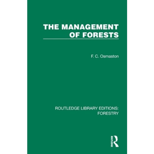 (영문도서)The Management of Forests Paperback, Routledge, English, 9781032771144