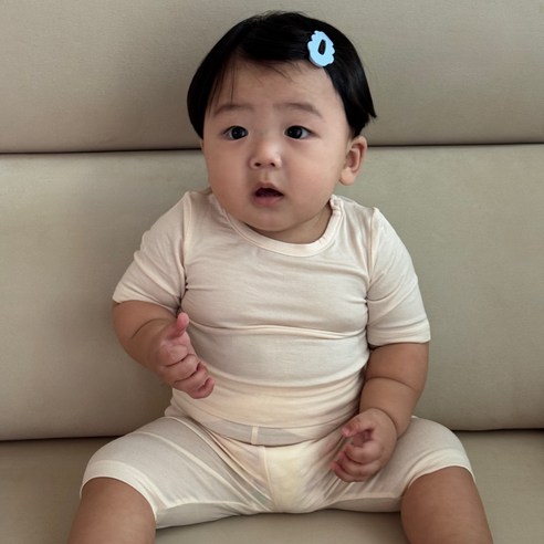 돗투돗 베베 모달 배앓이 상하복 세트