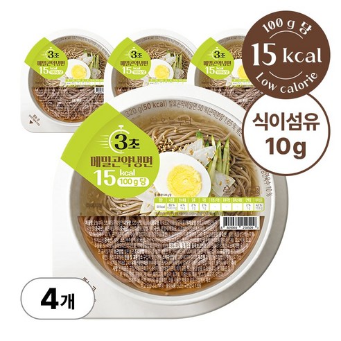오늘부터 3초 메밀곤약냉면 320g, 4개