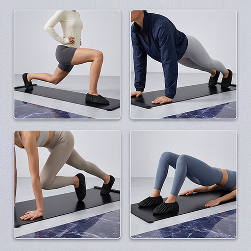 코어핏 슬라이딩 매트 보드 실내 스케이팅 매트 홈트 2m 이미지 2