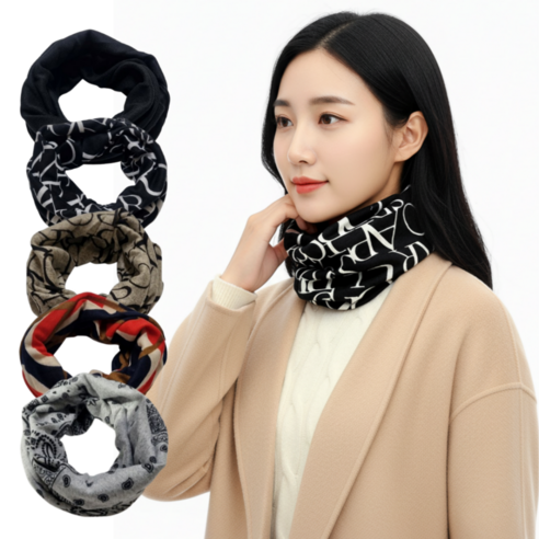 니드닛 넥워머 목토시 5종 세트 스카프