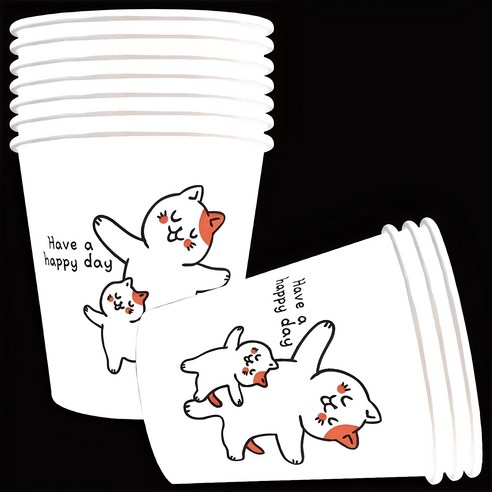 페이퍼맥스 고양이 종이컵 2000개 180ml 실사용 후기 | 효과 있을까? - 대표 이미지