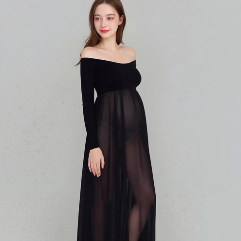 만삭 촬영 의상 원피스 임산부 드레스 주수 사진 옷