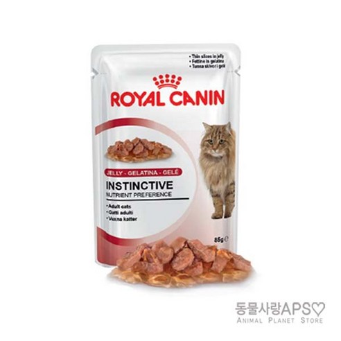 고양이 간식 캔 인스팅티브파우치 85g 고양이사료, 곡물, 1개