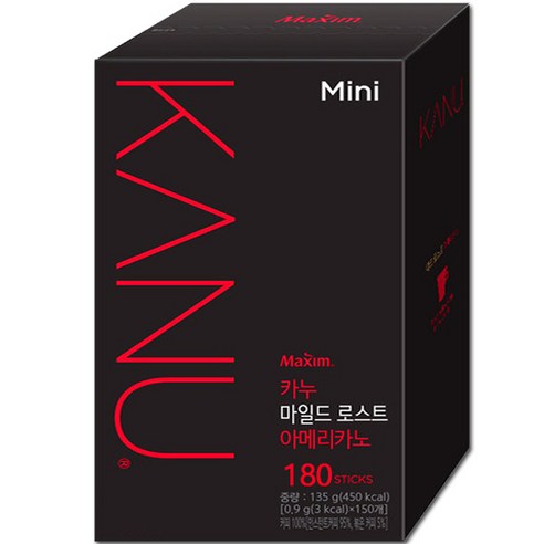 카누 마일드 로스트 아메리카노 미니 원두커피믹스 실사용 사진