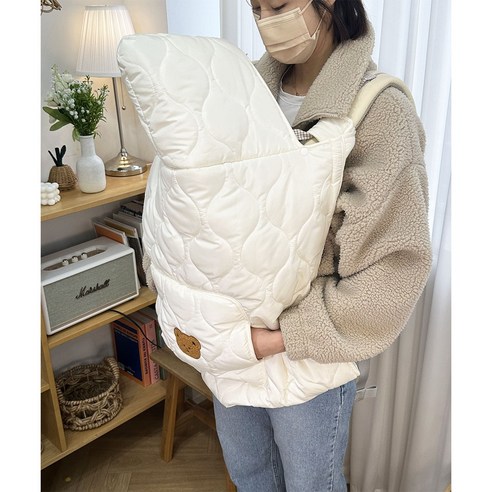 찬 바람 걱정 끝 베베몽드 아기띠워머로 우리 아기 포근하게