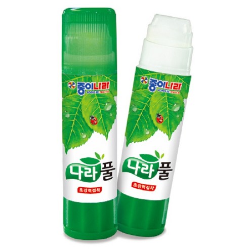 종이나라 나라풀 고체풀 딱풀 접착제 낱개 투명 - 딱풀 | 쿠팡