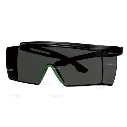 3M 보안경 SF3750AS IR5.0 검정 OTG 시큐어핏 용접용 고글 눈 보호 안티스크래치 코팅, 회색, 1개