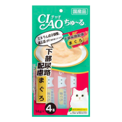 이나바 차오 유리너리 츄르 참치(14gx4p)SC-105, 참치, 14g, 1개