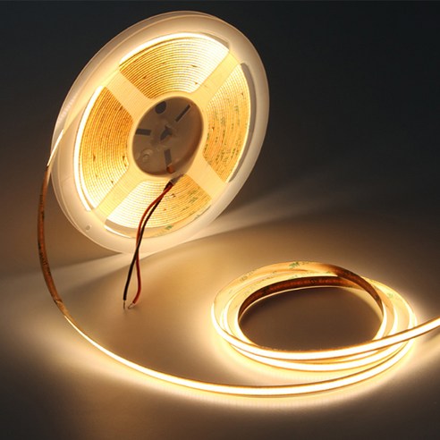 사는잼 프리컷팅 COB 라인바 10m 24v LED 간접 가구매입줄조명, 1개, 전구색3000K