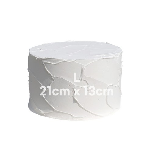 크림클레이 L 21cm x 13cm 모형케이크 셀프돌상 브라이덜샤워 이벤트케이크 친구생일선물, 1개