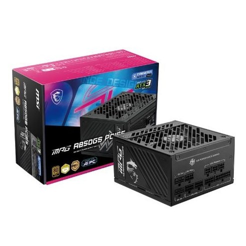MSI MPG A850GS 80PLUS골드 풀모듈러 ATX3.1, 1개, 선택하세요
