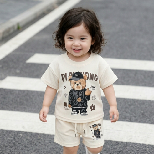 몽실이 피스곰 반팔상하복