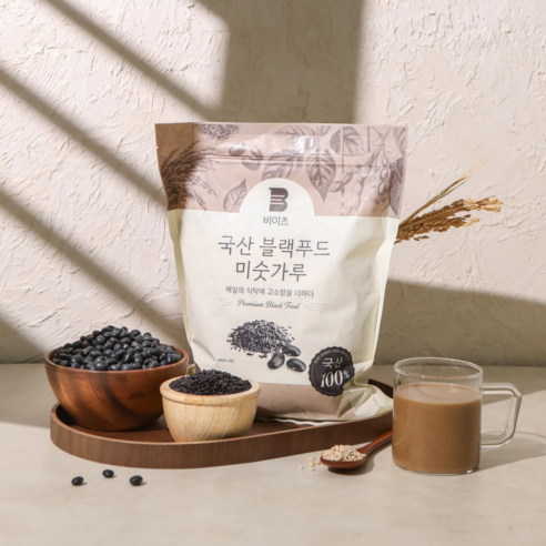 순수 국산 비이츠 고소한 블랙푸드 미숫가루 1kg, 2개 솔직 후기 | 실사용자 리뷰 분석 - 상품 이미지 2