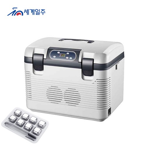 세계일주 19L 차량용 냉장고 냉온양용 12V/24V/220V 범용 미니냉장고 냉온양용 대용량 텀블러 이미지