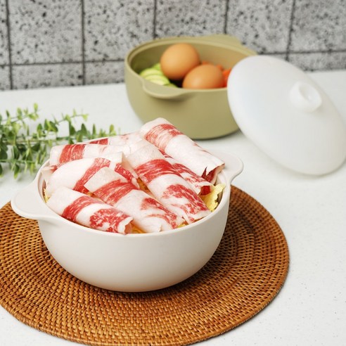 실리가든 국산 실리콘 냄비 찜기 1300ml, 레드, 1개 후기 분석 - 보관 모습