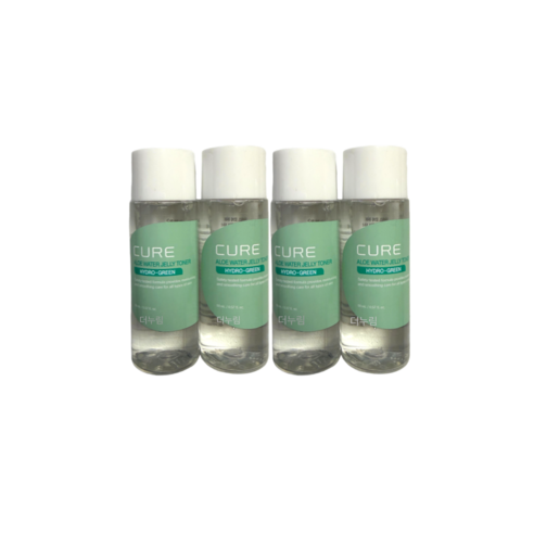 김정문알로에 큐어 알로에 워터 젤리토너 50ml x 4개 (총200ml), 50ml, 4개