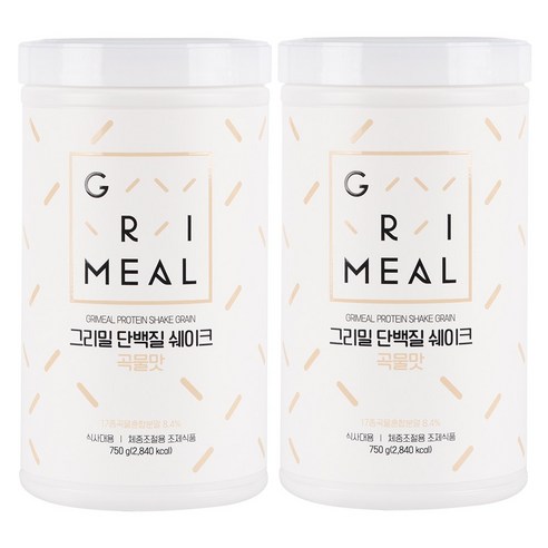 그리밀 단백질쉐이크 곡물맛 750g, 2개 솔직 후기 | 실사용자 리뷰 분석 - 상품 이미지 1