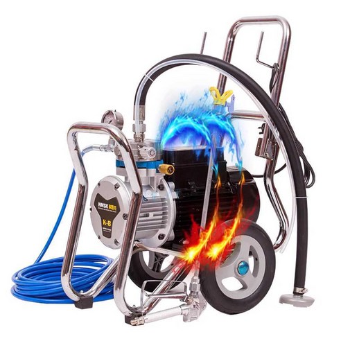 에어리스 도장기 페인트 (220v) 뿌리는 분무기 4200W 스프레이 기계 전체세트, 4200W 가정용 ..., 1개