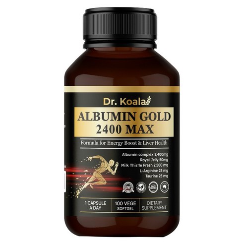 닥터코알라 알부민 골드 2400 맥스 100캡슐, 100정, 1개
