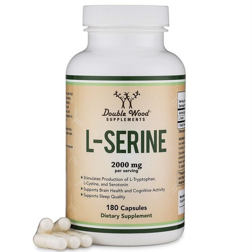 더블우드 L-세린 2000mg 캡슐 180정, 1개 맛있게 먹은 솔직 후기 - 상품 이미지 1